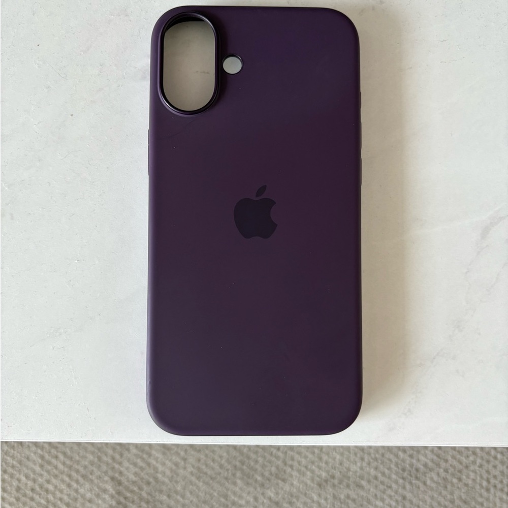 Apple iPhone 16 Plus Purple Silicone Case